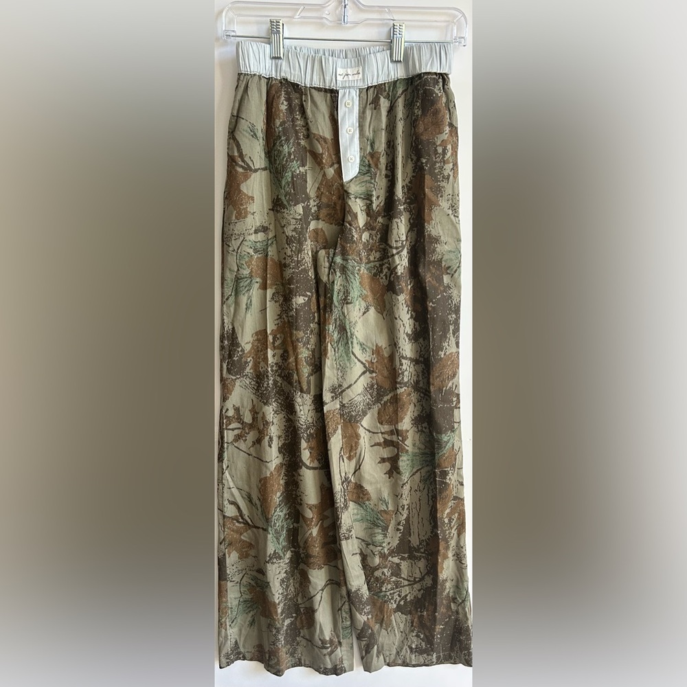 Urban Outfitters Camouflage Out From Under Avril Boxer Pants NWOT